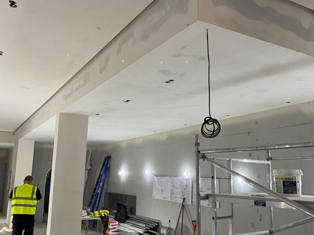 Walls & ceilings prepared
