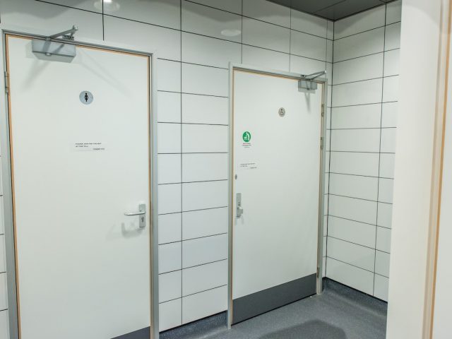 Staff Toilet doors